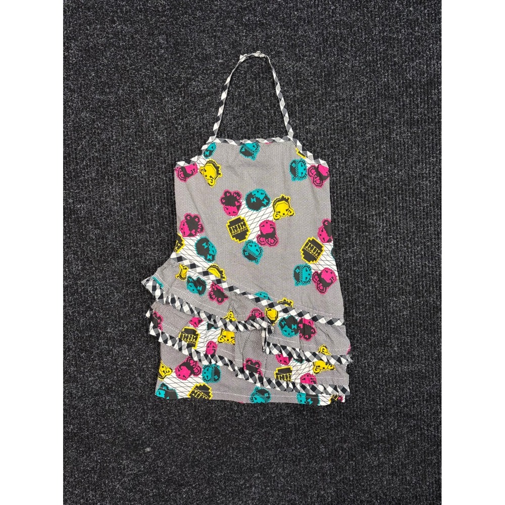 Harajuku Mini for Target Girls Halter Dress Size 6 6X Pixel Print Ruffle NWT